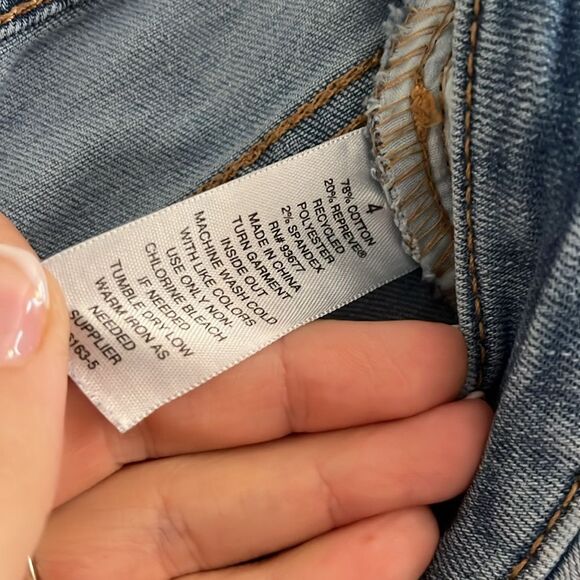 a.n.a Blue Straight Leg Jeans - Picture 4 of 7